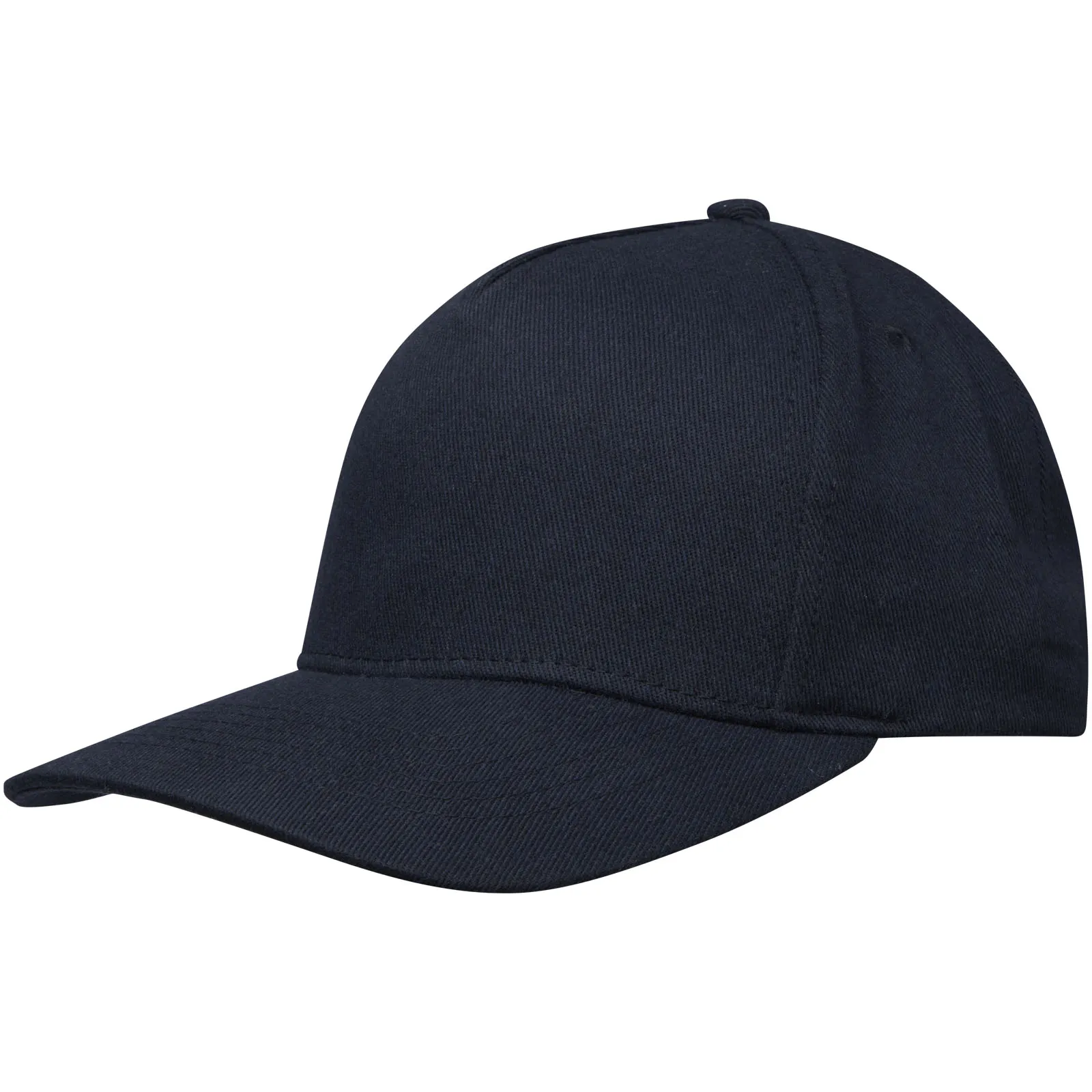 Onyx 240 g/m² 5 panel Aware™ gerecyclede cap Marineblauw