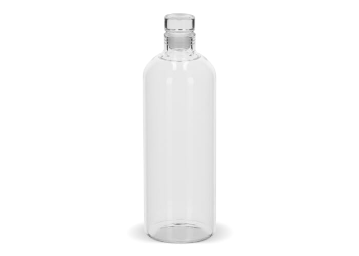Glazen fles 1000ml Transparant