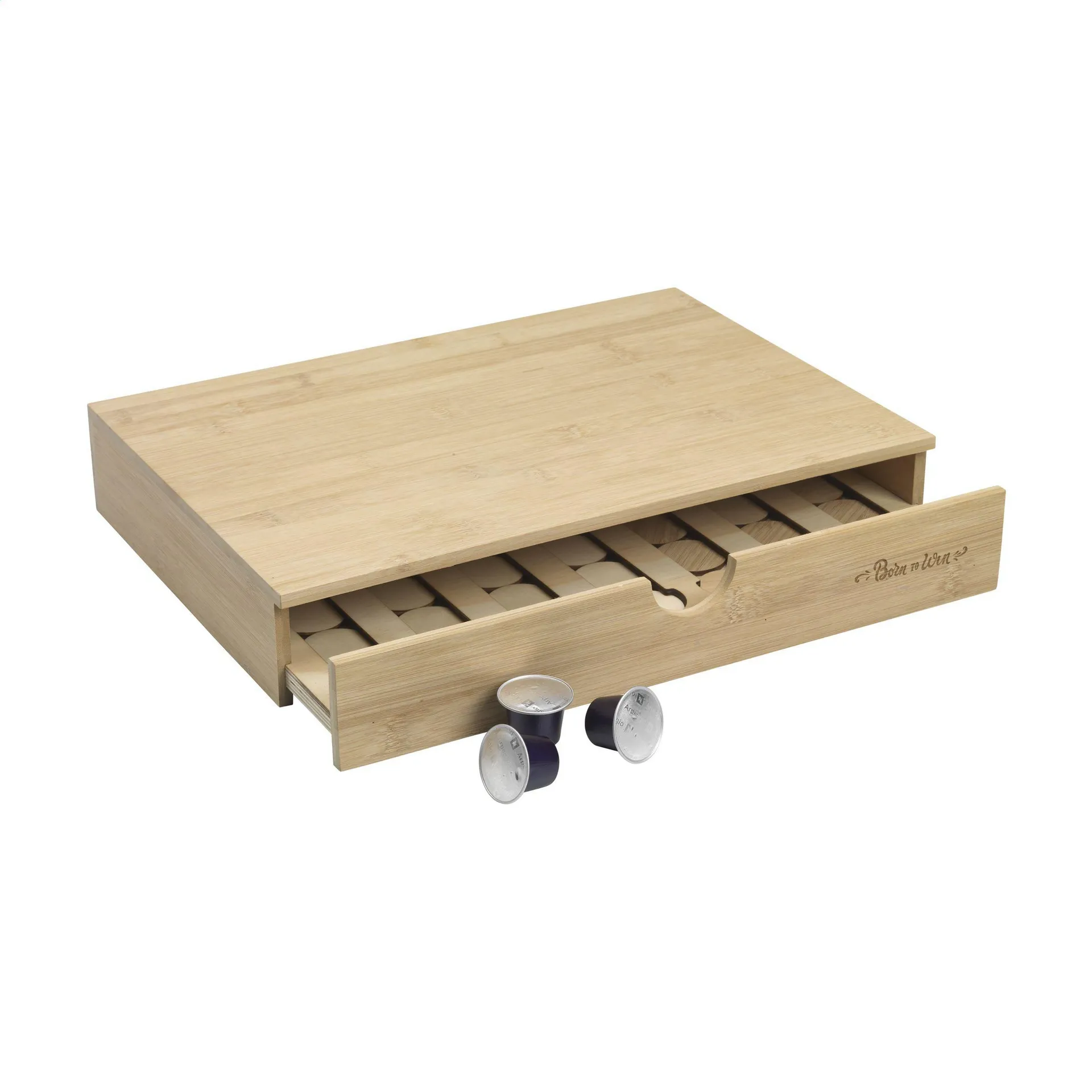 Rackpack Connect Four Cups houtbruin