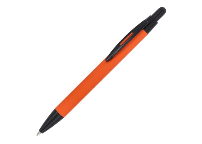 Balpen Alaska soufttouch met stylus R-AL Oranje