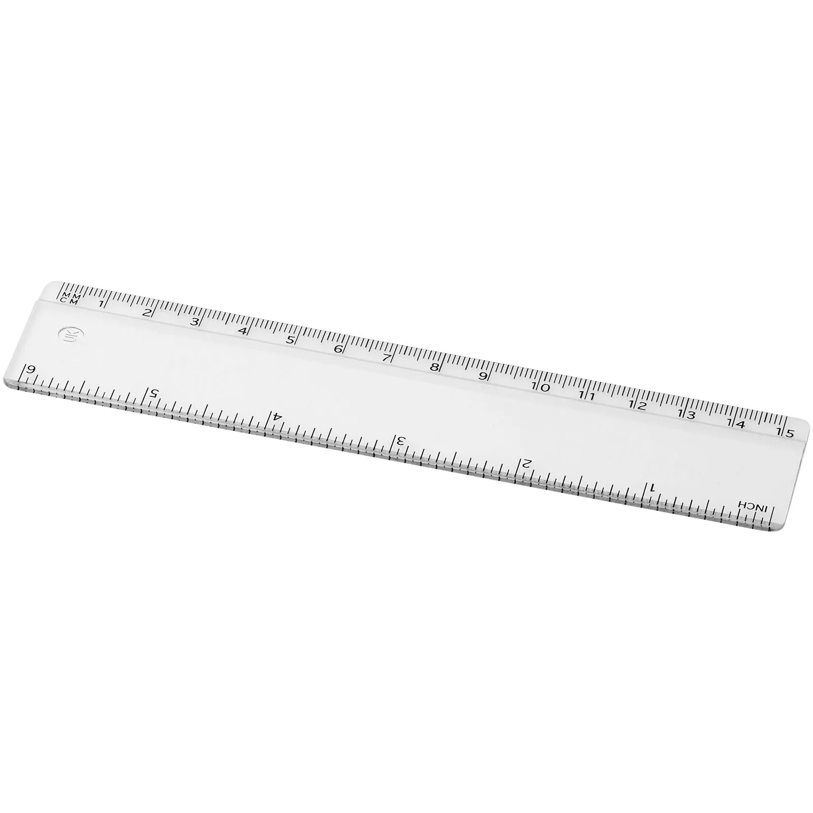 Renzo 15 cm kunststof liniaal Transparant helder