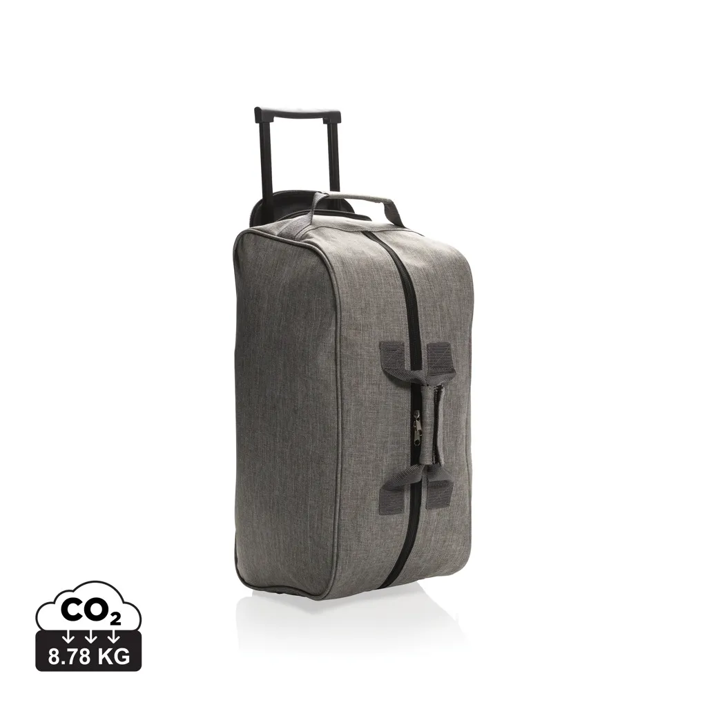 Basic weekend trolley grijs