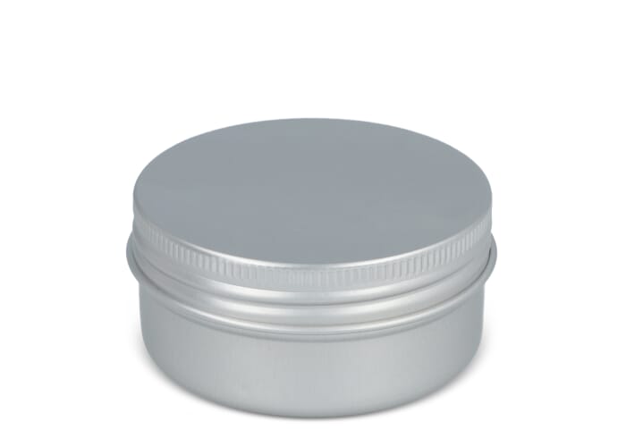 Citronella insectenwerende plantaardige kaars in gerecycled blik Zilver