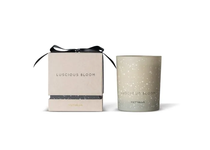 Victorian Luscious Bloom kaars Wit