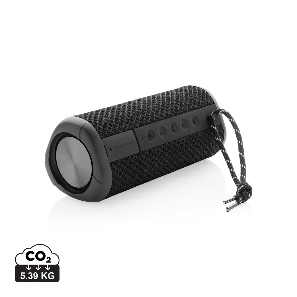 Urban Vitamin Berkeley IPX7 draadloze 10W luidspreker zwart