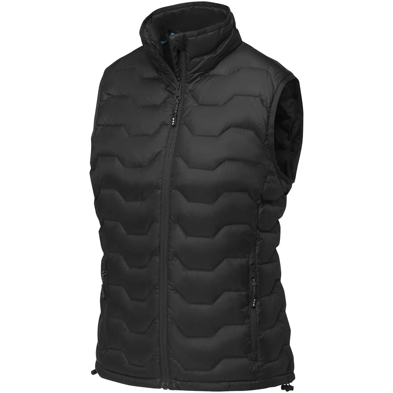 Petalite GRS gerecyclede geïsoleerde down bodywarmer voor dames Zwart