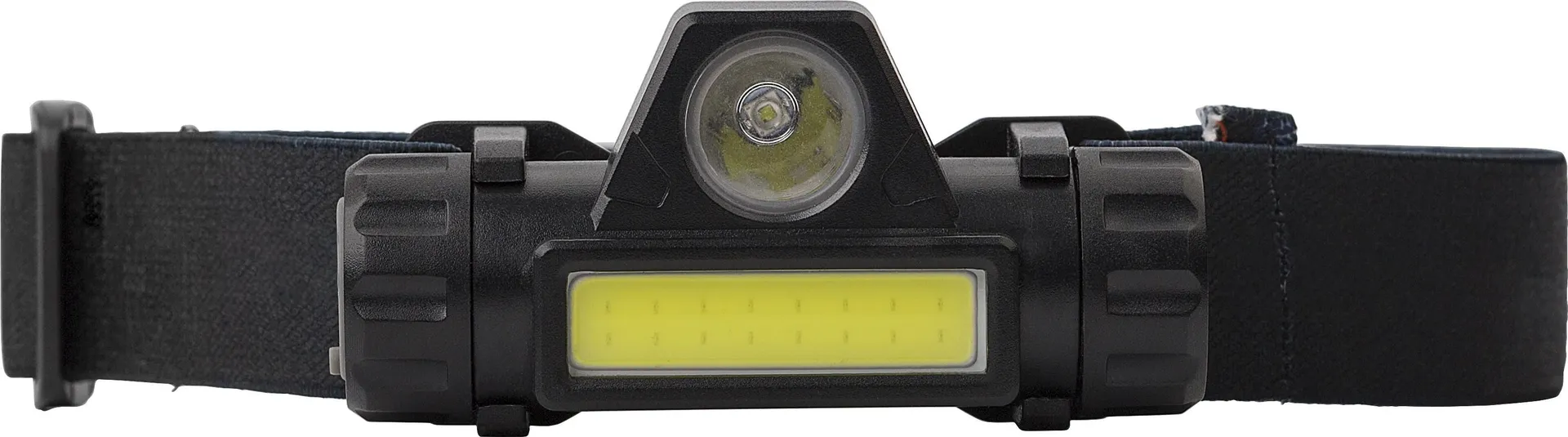 Hoofdlamp Mina | Kunststof | LED + COB | USB-C oplaadbaar zwart