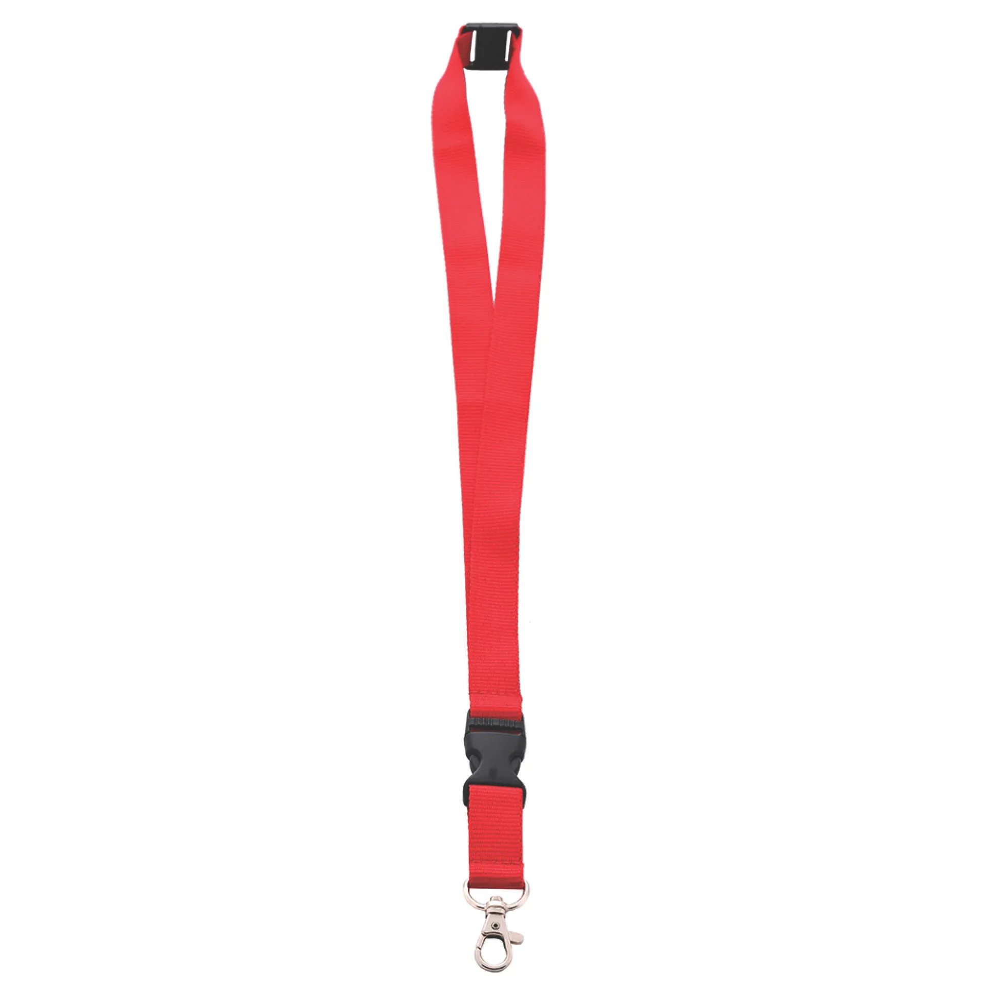 Neklint 2 cm met safetybreak Rood