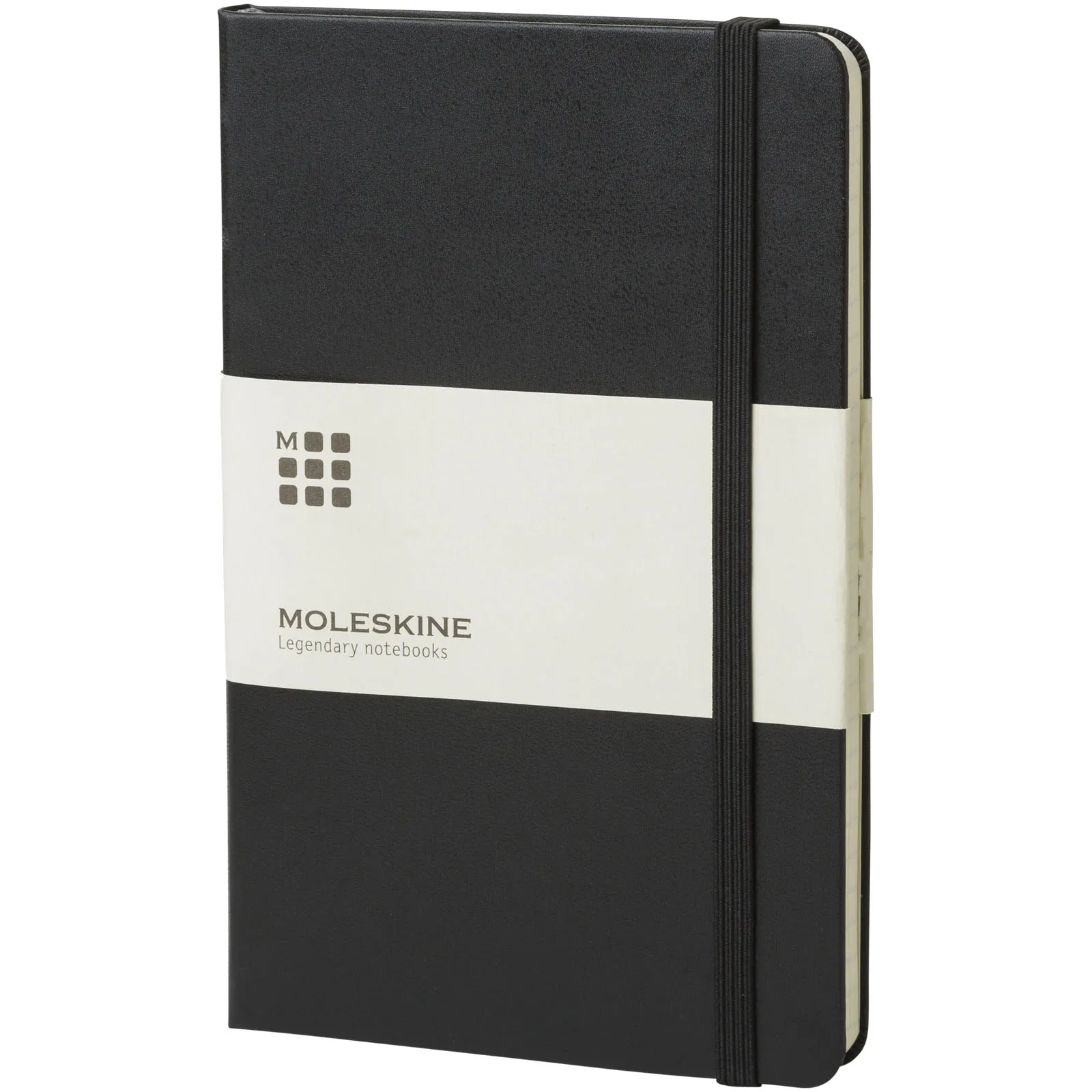 Moleskine Classic L hardcover notitieboek - ruitjes Zwart