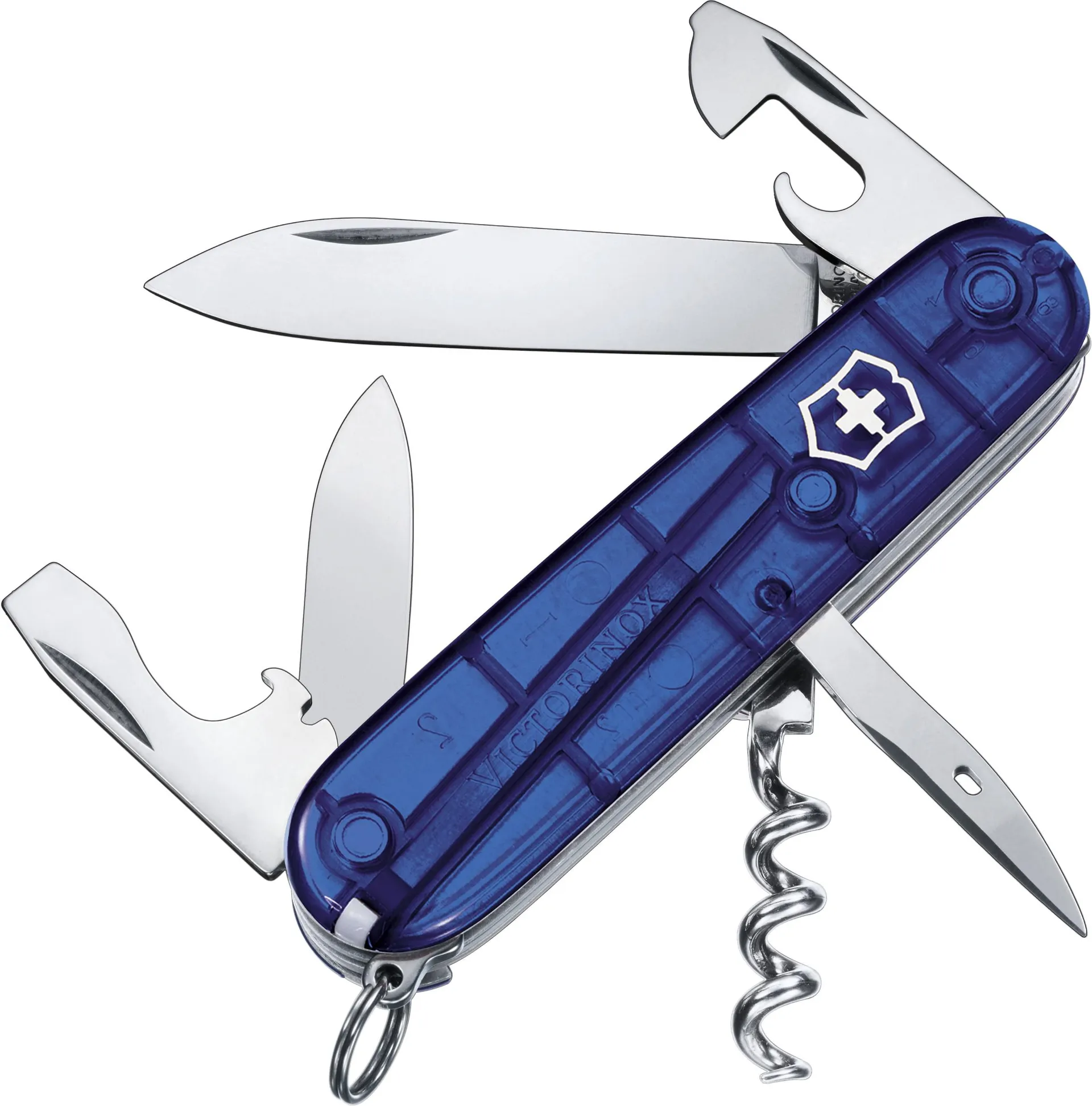 Victorinox zakmes Spartan transparant blauw