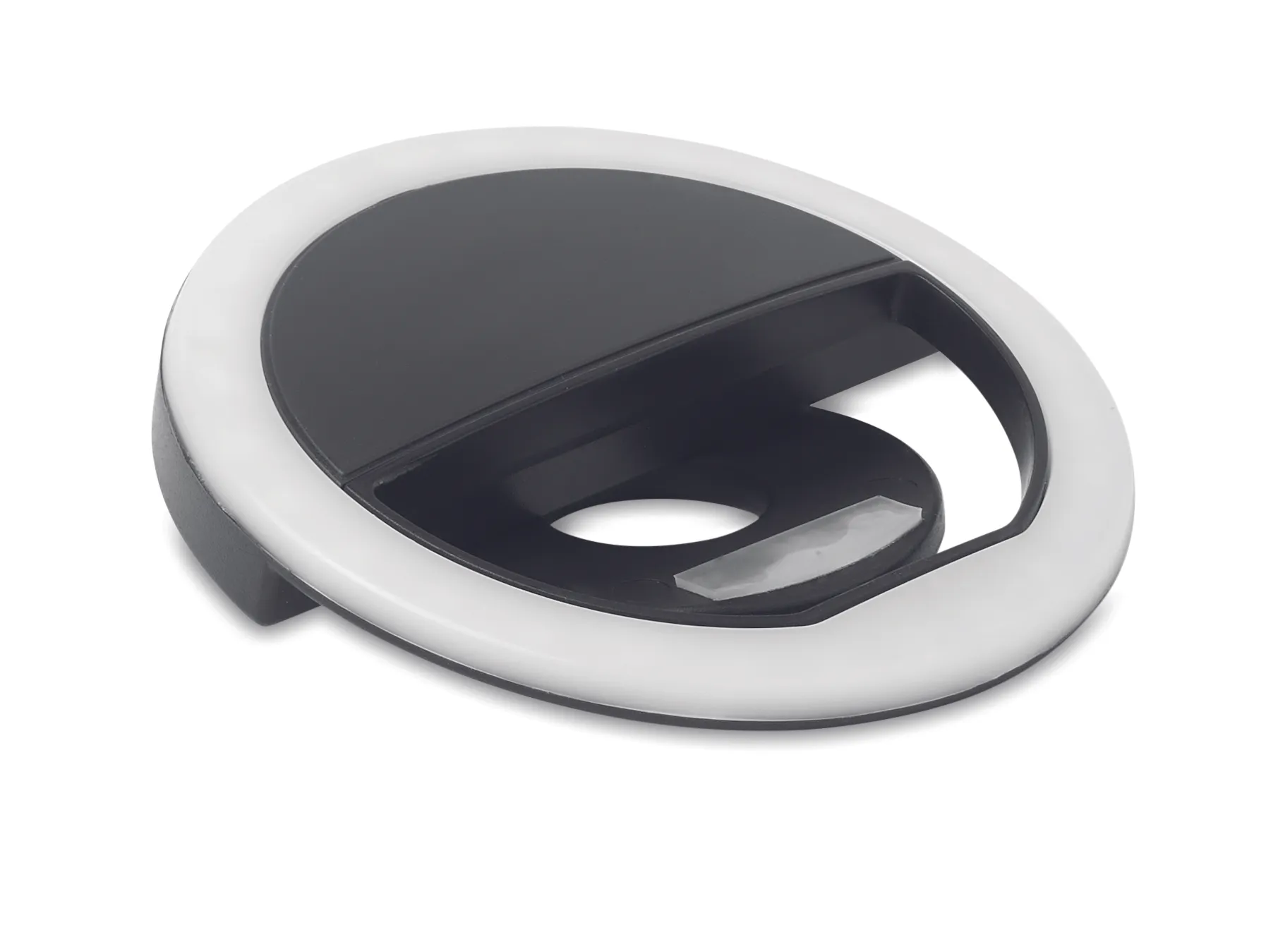 Draagbare selfie ringlamp Zwart