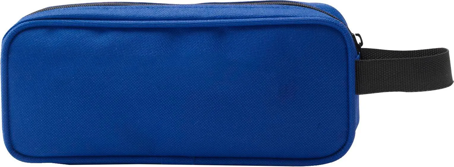 Rode etui Iago van polyester 600D met ruimte voor bedrukking