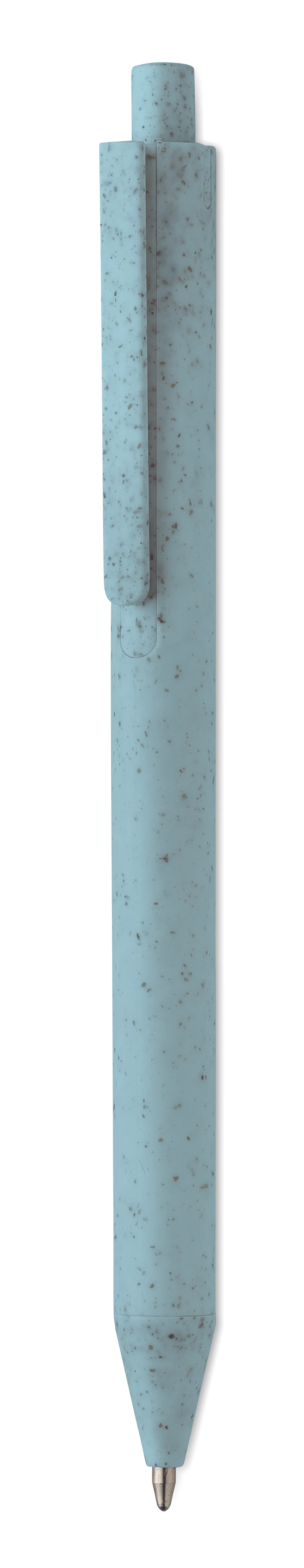 Balpen van tarwe/stro Blauw