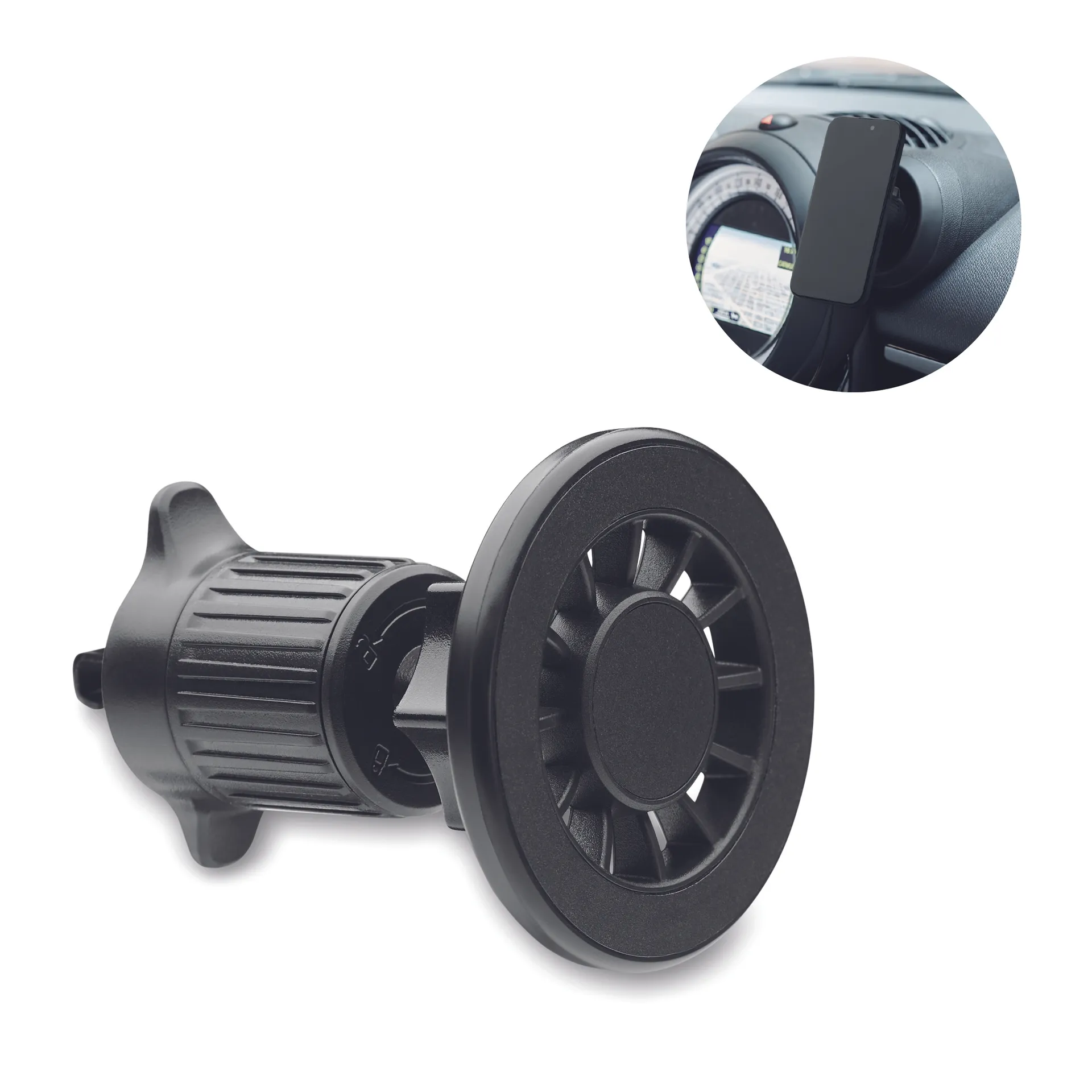 Magnetische telefoonhouder Zwart