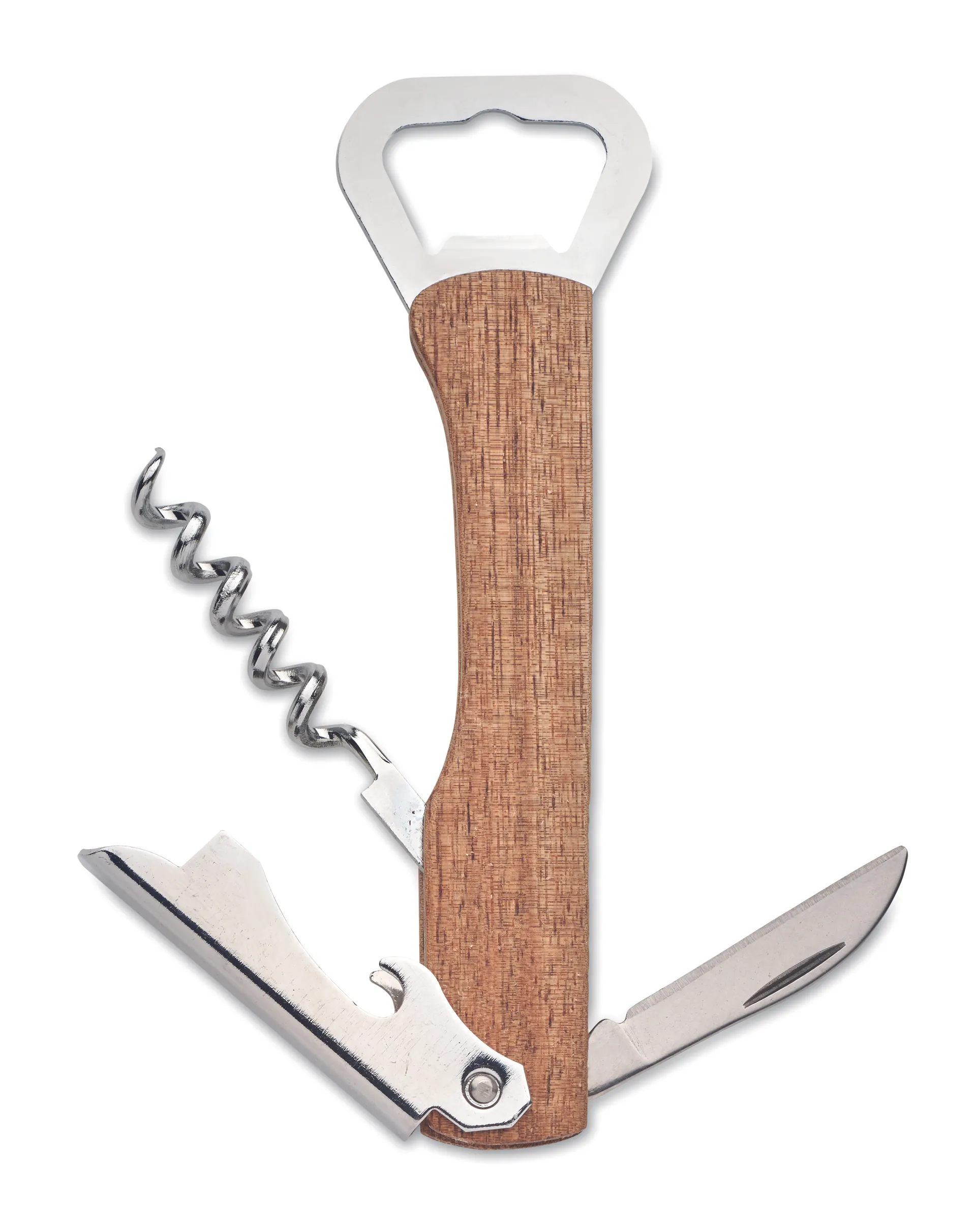 3 in 1 acacia flesopener Hout