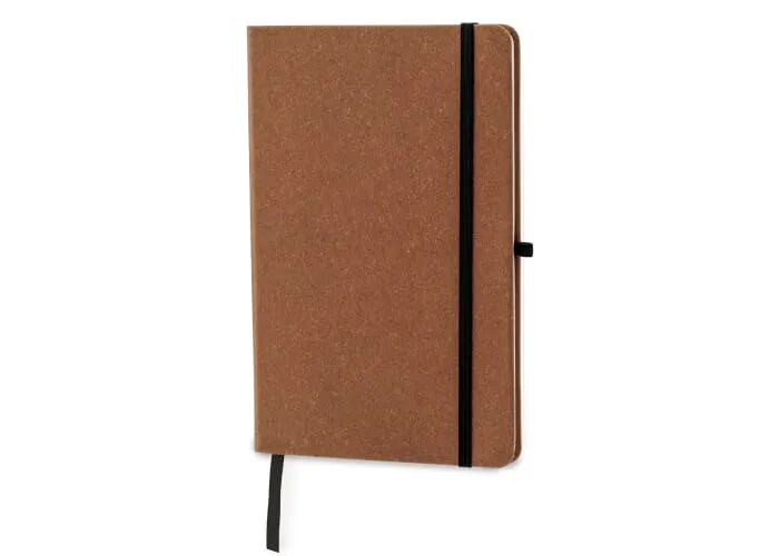 Hardcover notebook recycled leer A5