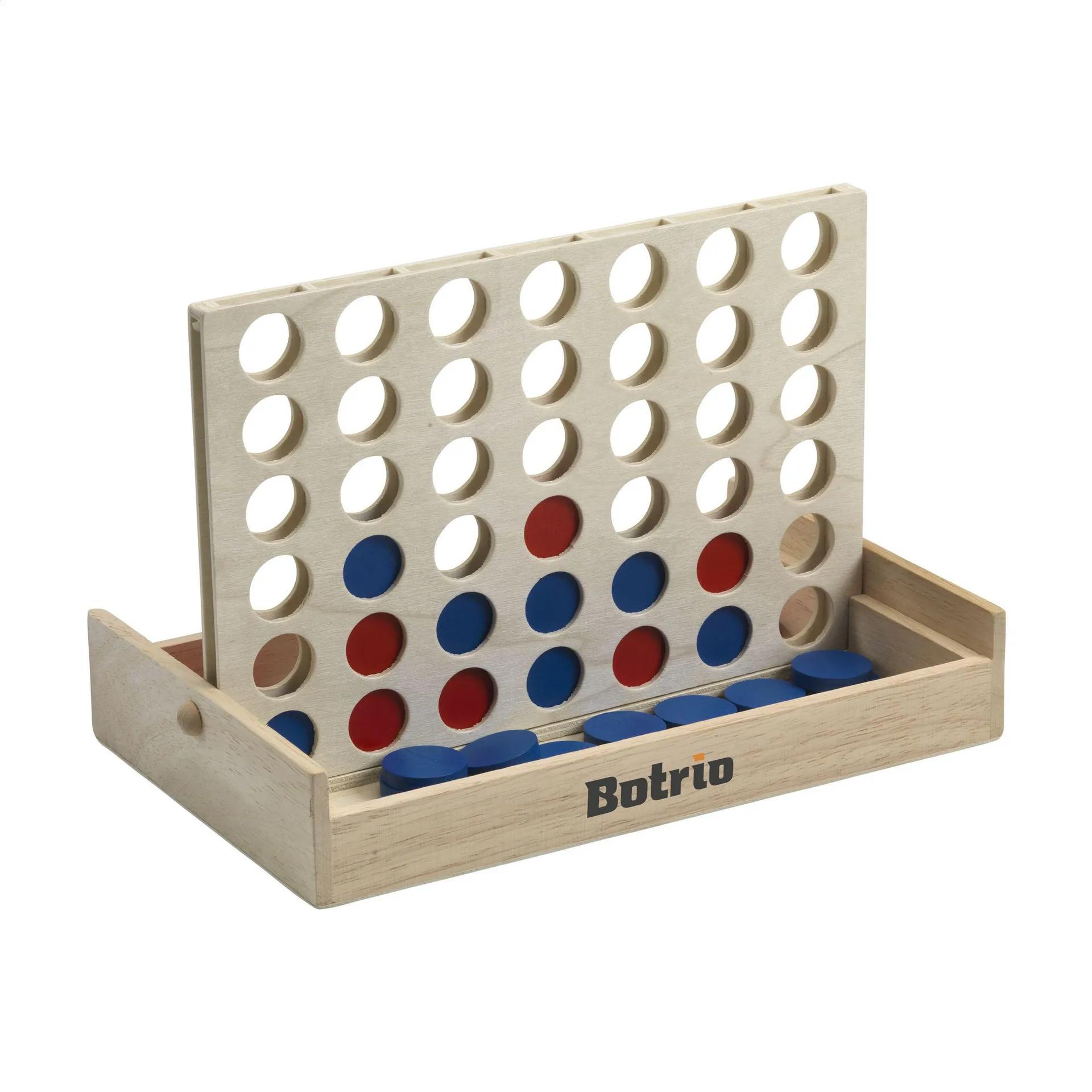 Four Wins Game spel houtbruin
