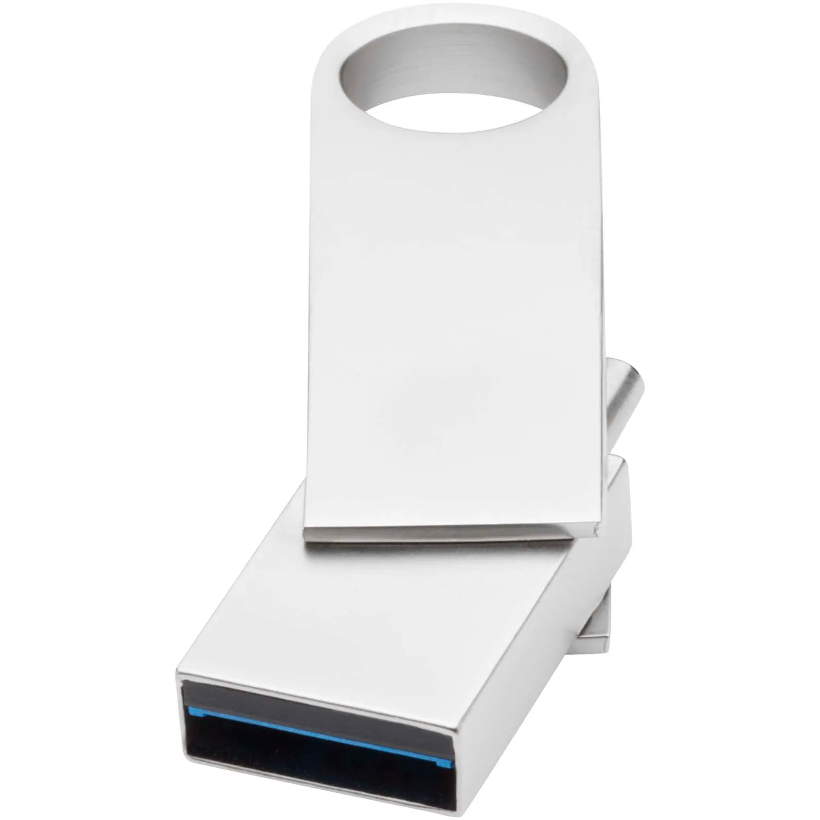 Type C USB 3.0 rond Zilver