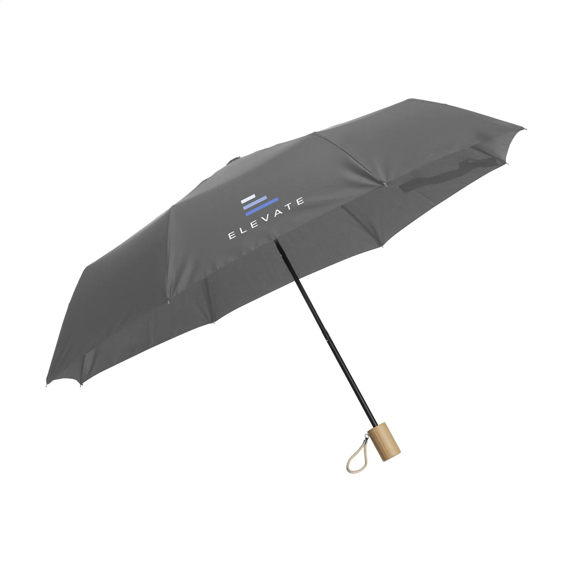 Mini Umbrella RCS RPET opvouwbare paraplu 21 inch grijs