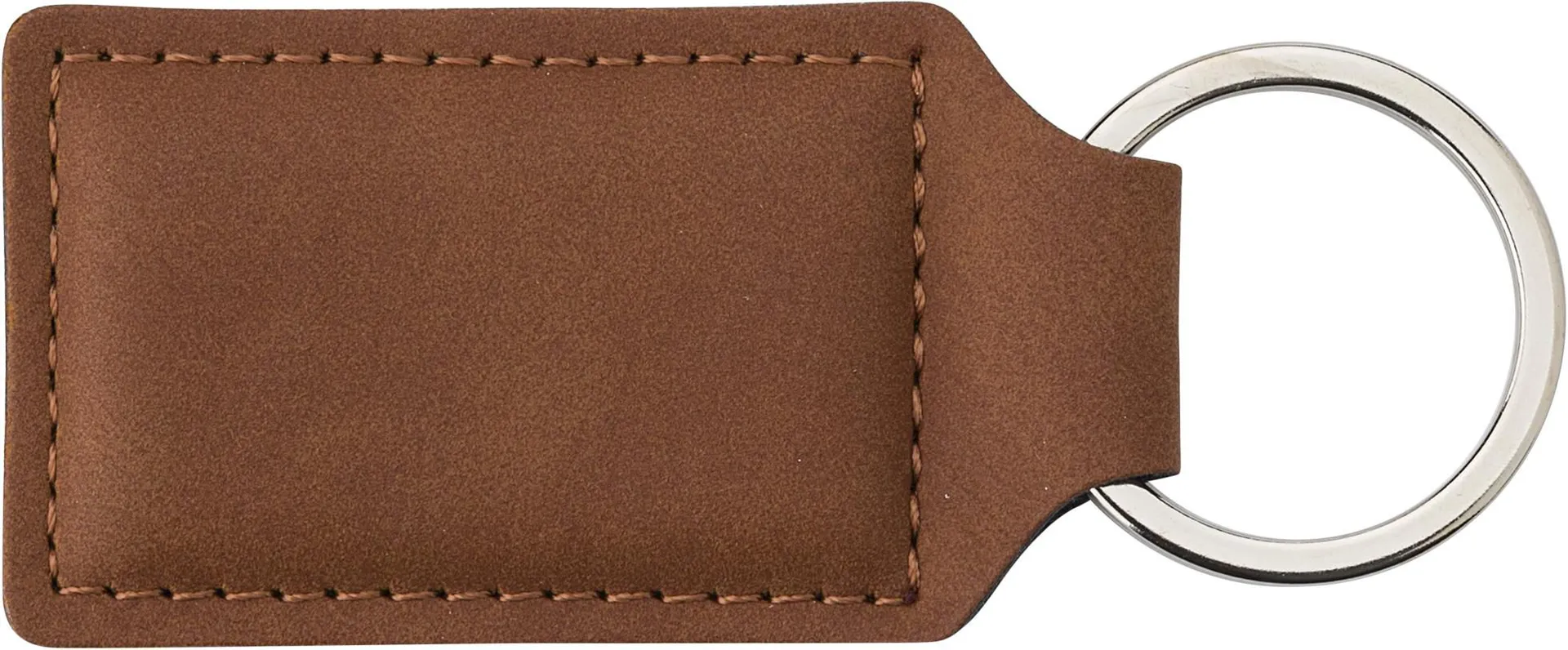 Sleutelhanger Vivienne | Synthetisch leer | Laserbaar bruin
