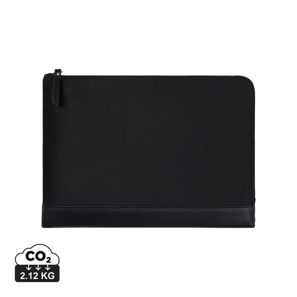 VINGA Marlow RCS recycled polyester 14" laptop sleeve zwart