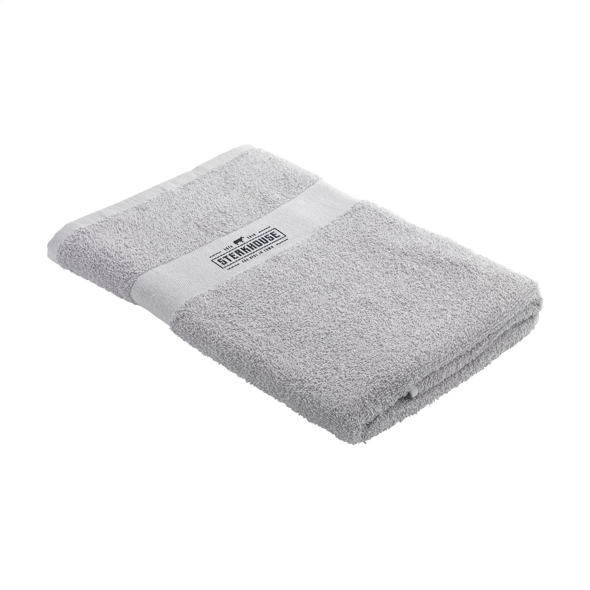 Wooosh Bath Towel GRS Recycle Cotton Mix 140 x 70 cm lichtgrijs