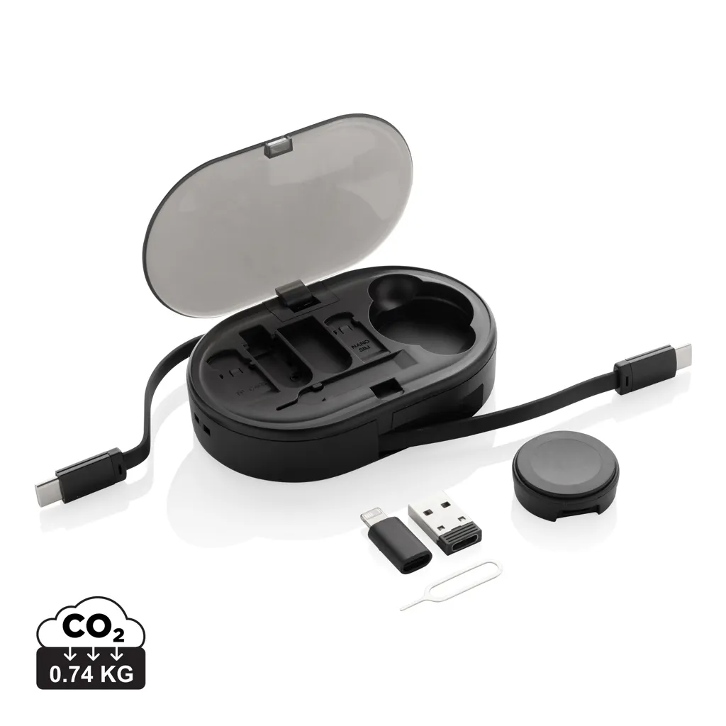 Chargevix RCS rplastic multifunctionele 60W-oplaadset zwart