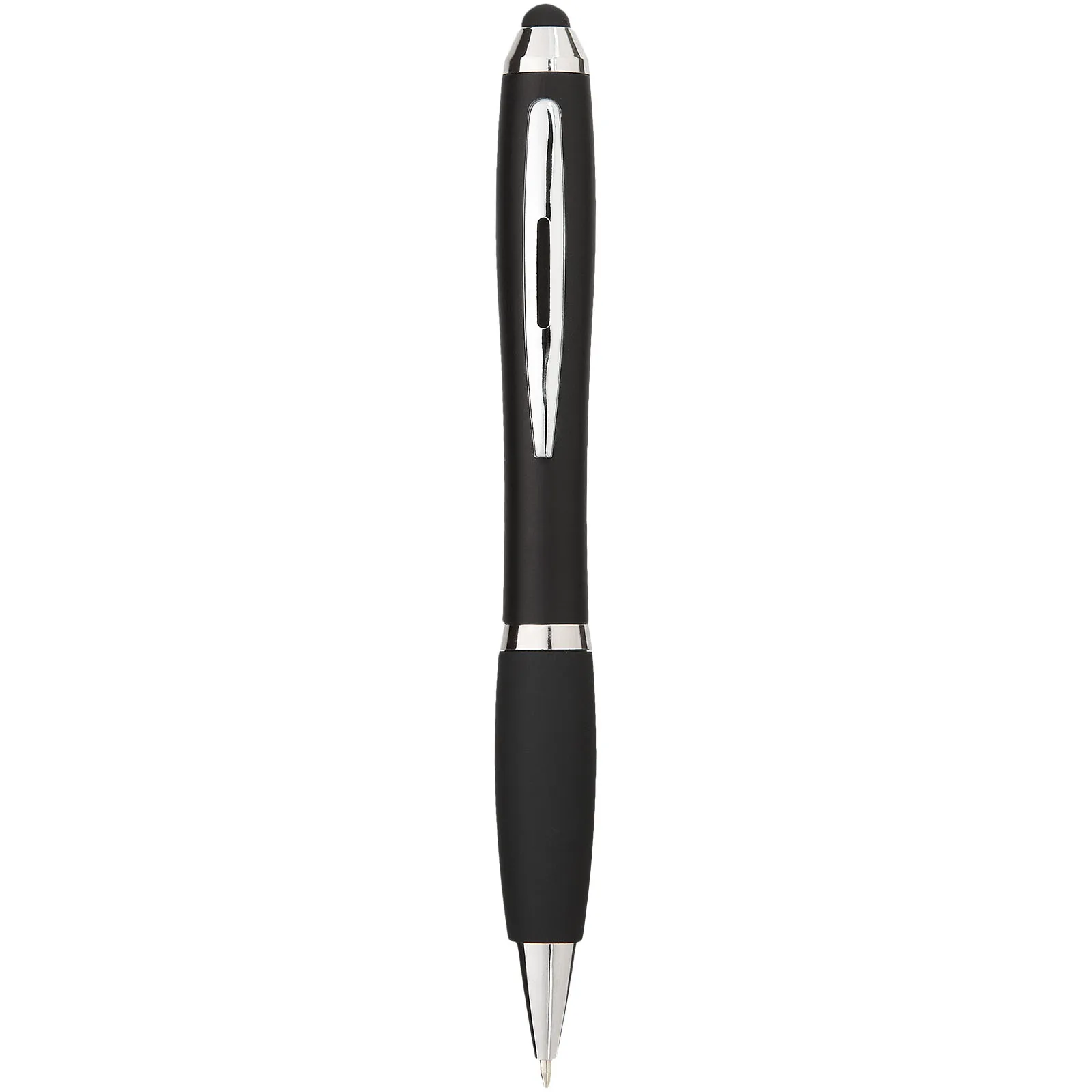 Nash stylus balpen met gekleurde houder en zwarte grip (zwarte inkt) Zwart