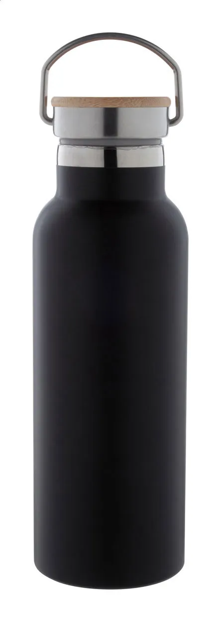 Manaslu geïsoleerde fles zwart