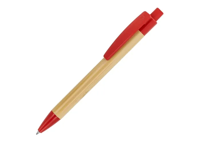 Ball pen bamboe met tarwestro