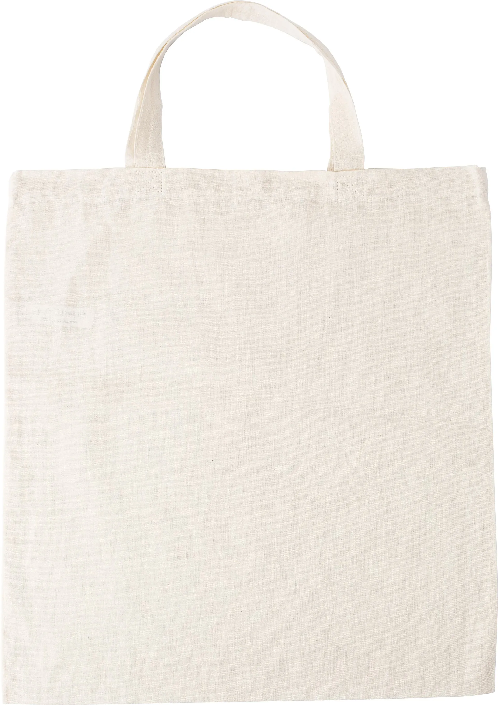 Katoenen tas Maila | Katoen 110 g/m² | Korte hengsels khaki (écru)
