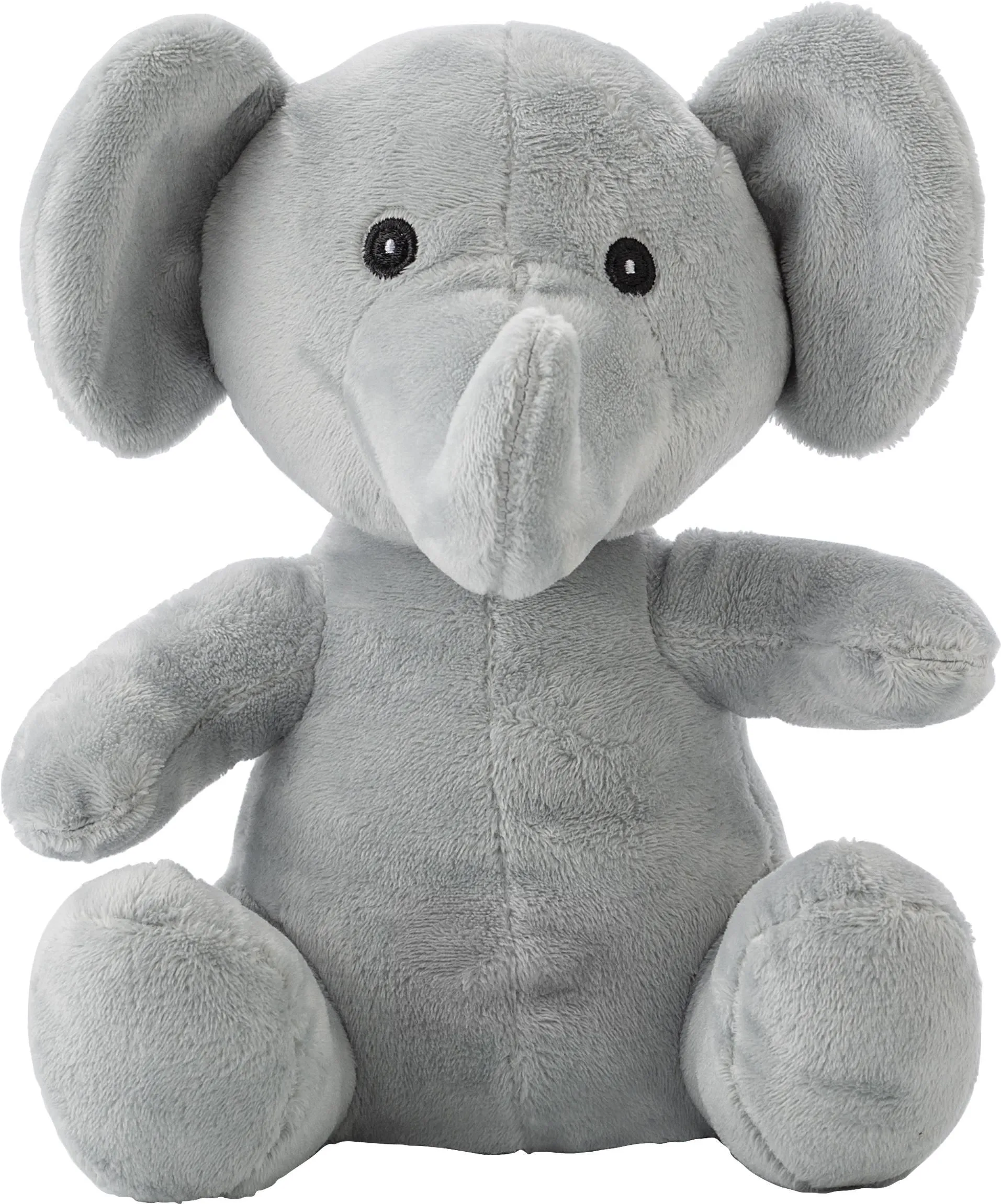 Pluche olifant Jessie grijs