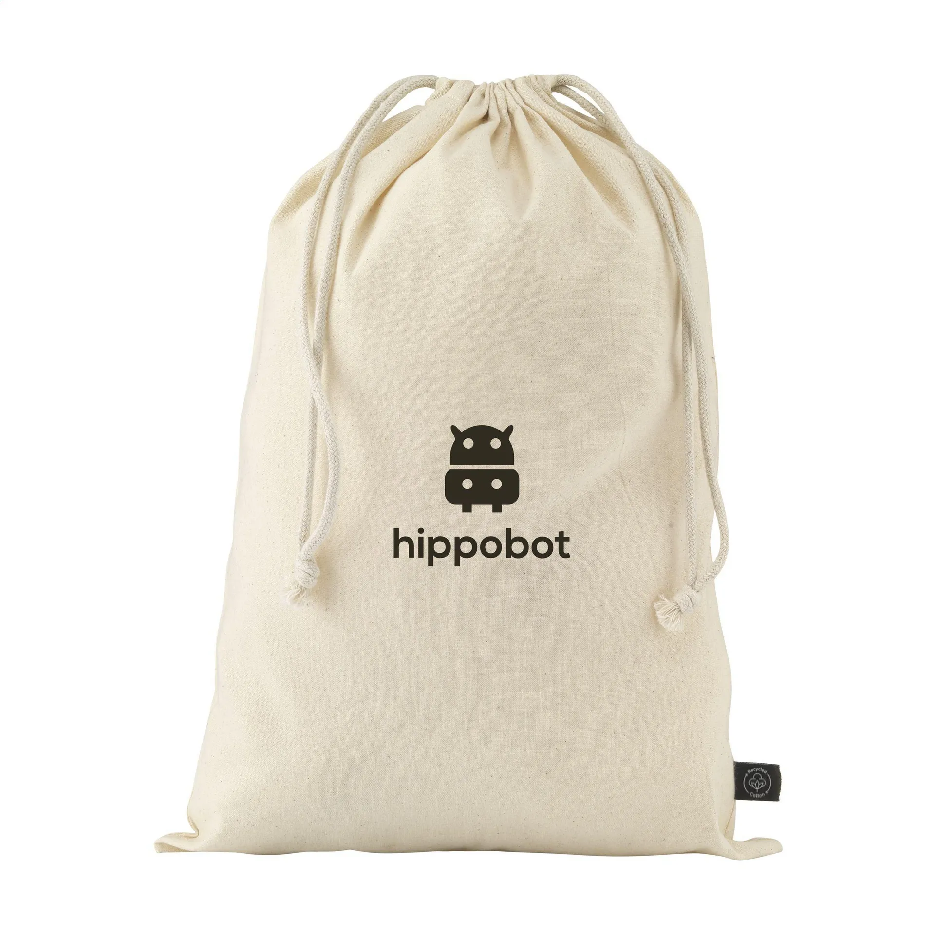 Gift Pouch Naturel GRS Recycled Cotton (150 g/m²) L naturel