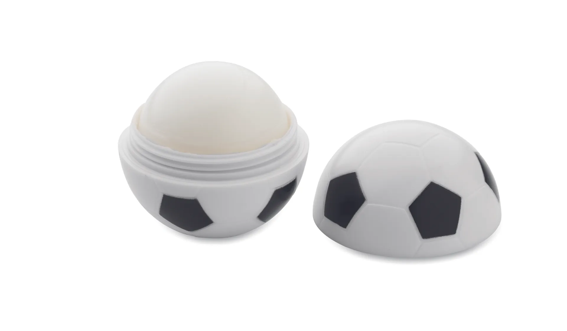 Lippenbalsem voetbal Wit/zwart