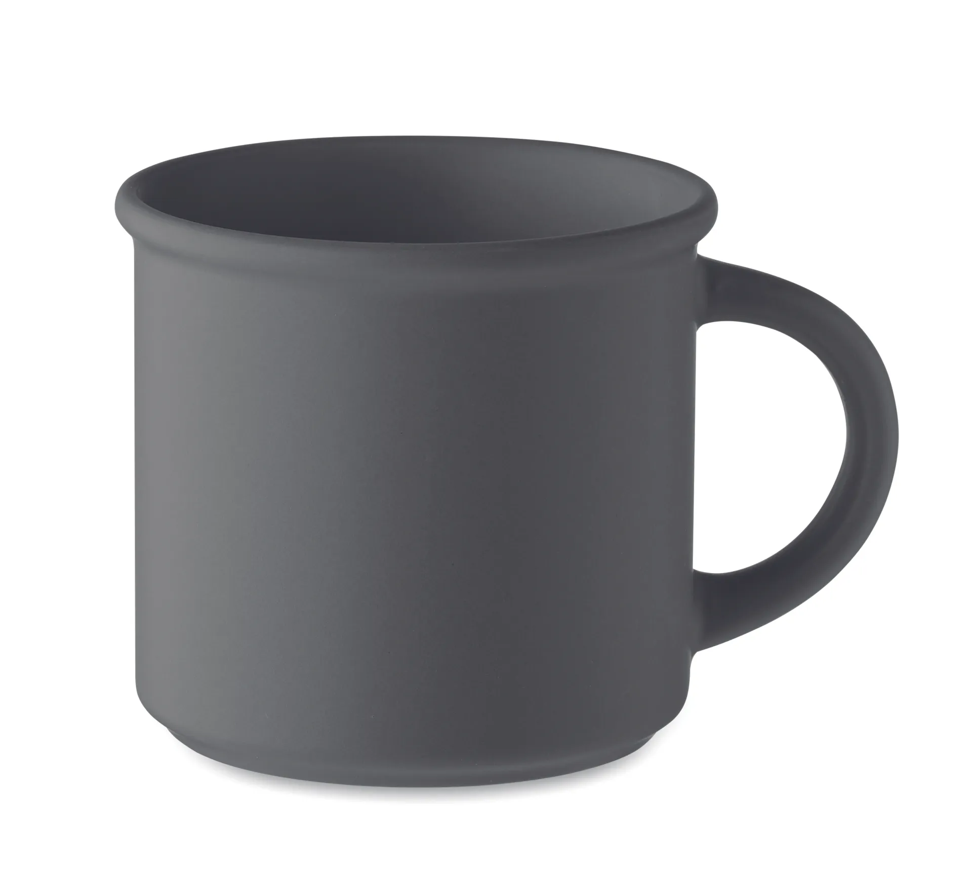Keramische mok 300ml matte afwe Steengrijs