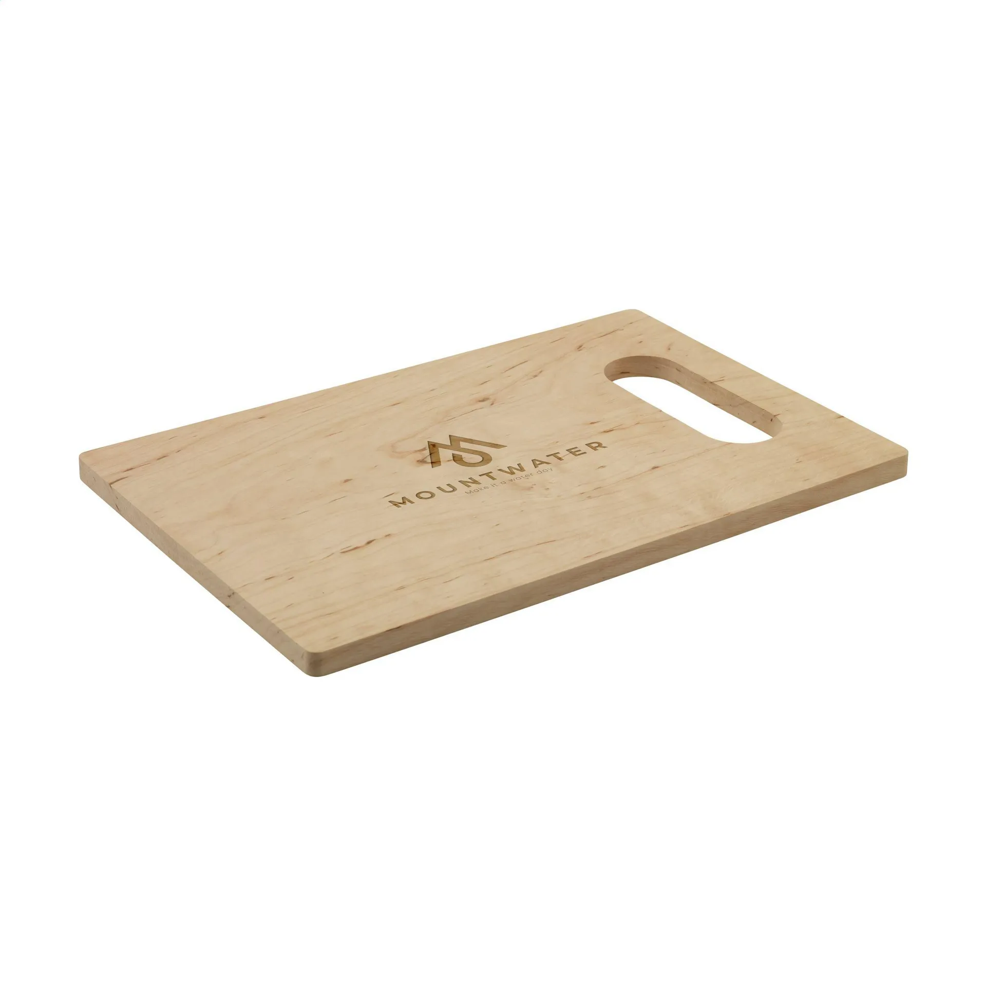 Alder Wood Chopping Board Open Grip bruin