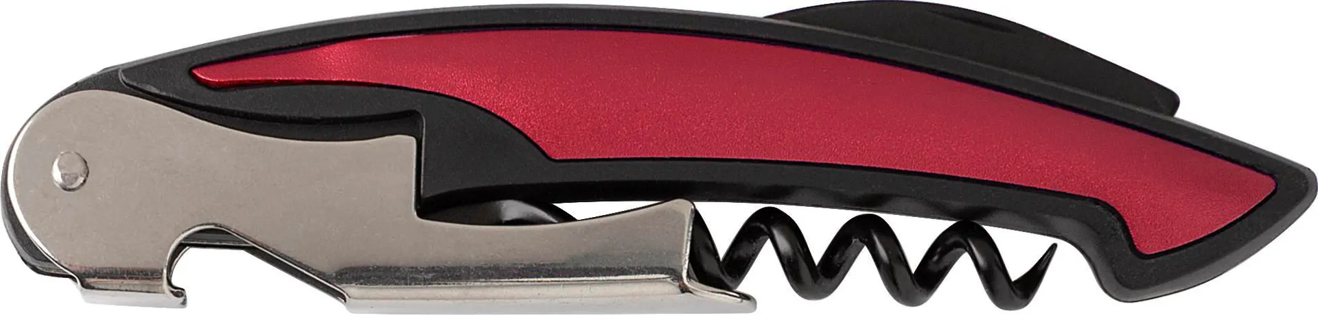 Kelnersmesje Rosaura | Rvs | 5-rings kurkentrekker bordeaux