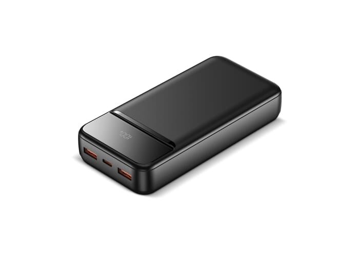 Nolu Powerbank met LED Display 20000 mAh Zwart