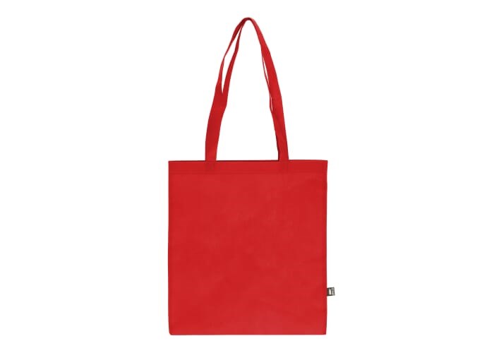 R-PET Draagtas non-woven lange handvatten 38 x 42cm 75g/m²