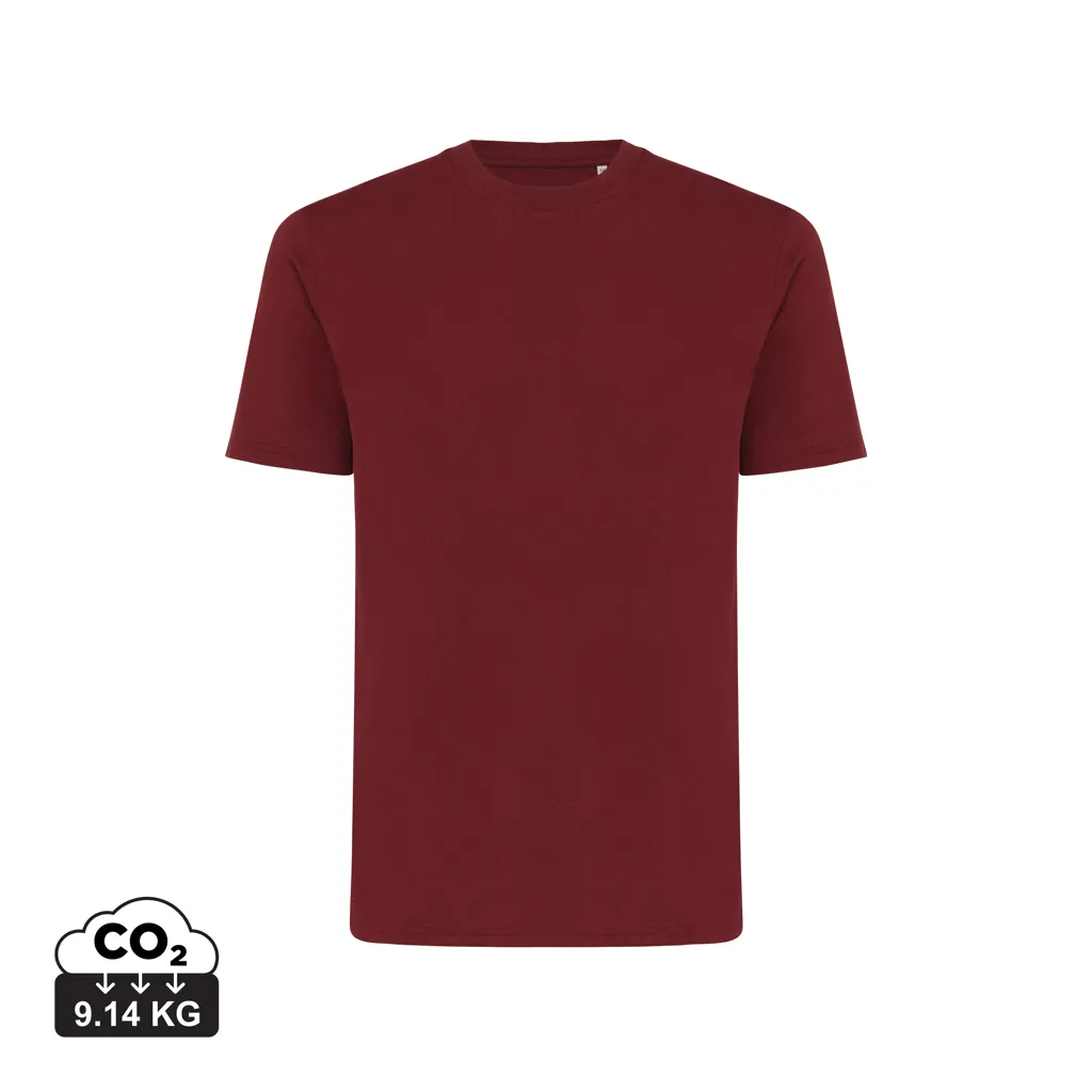 IQONIQ Sierra lichtgewicht gerecycled katoen t-shirt bordeauxrood