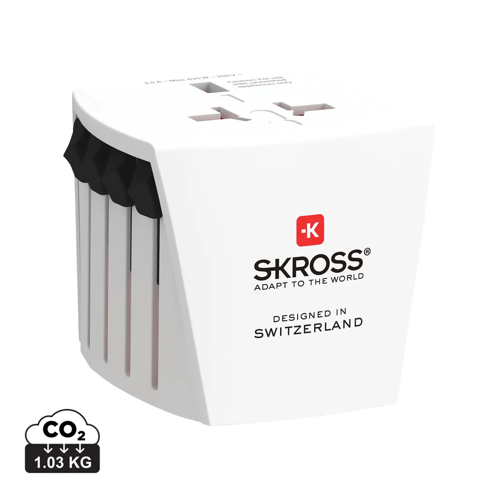 SKROSS MUV Wereldreisadapter Micro wit