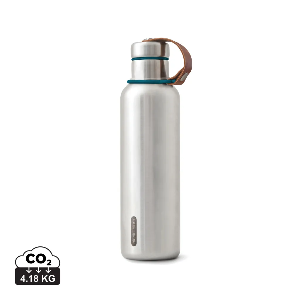 Black+Blum Geïsoleerde Waterfles Groot 750ml turquoise