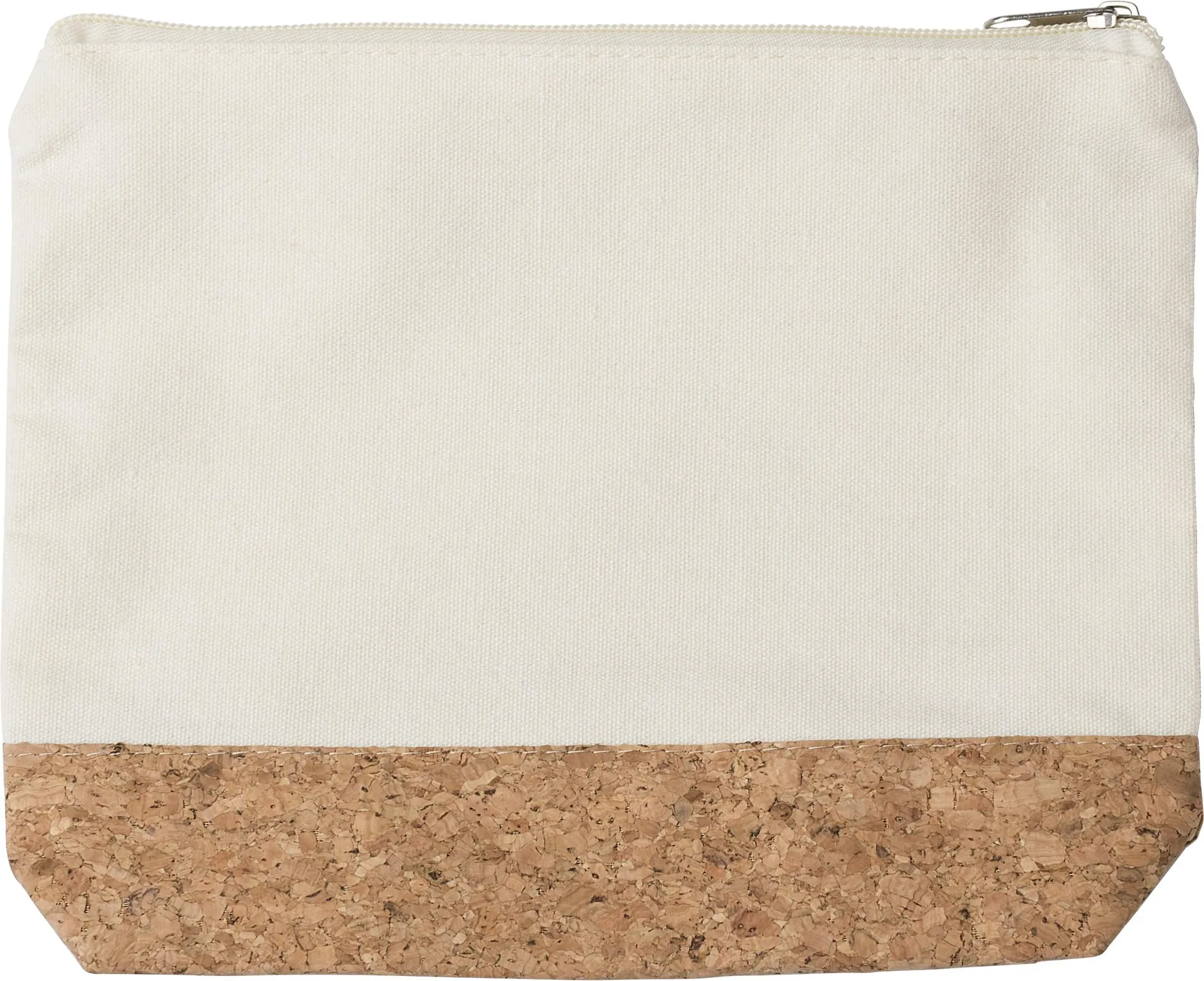 Katoenen (220 gr/m2) make-uptasje Teagan khaki (écru)