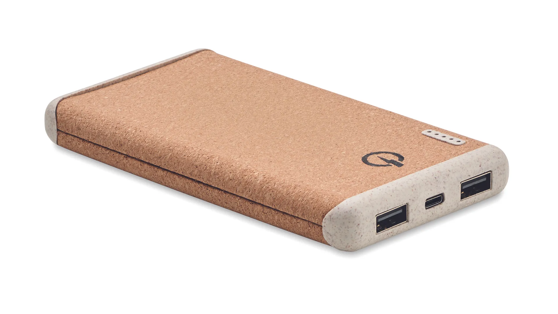 Draadloze 10000 mAh PowerBank Beige