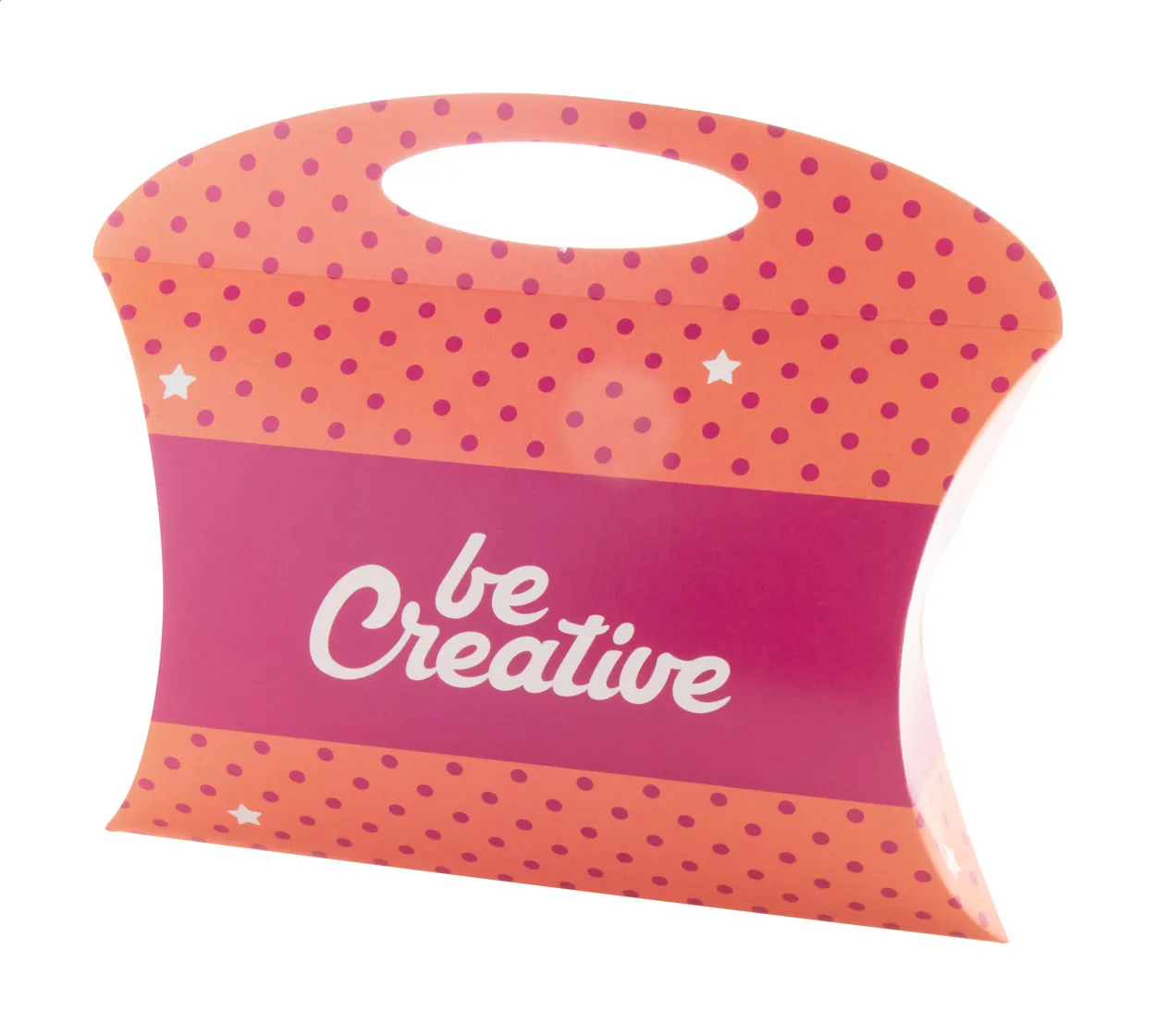 CreaBox Pillow Carry M pillow geschenkdoos wit