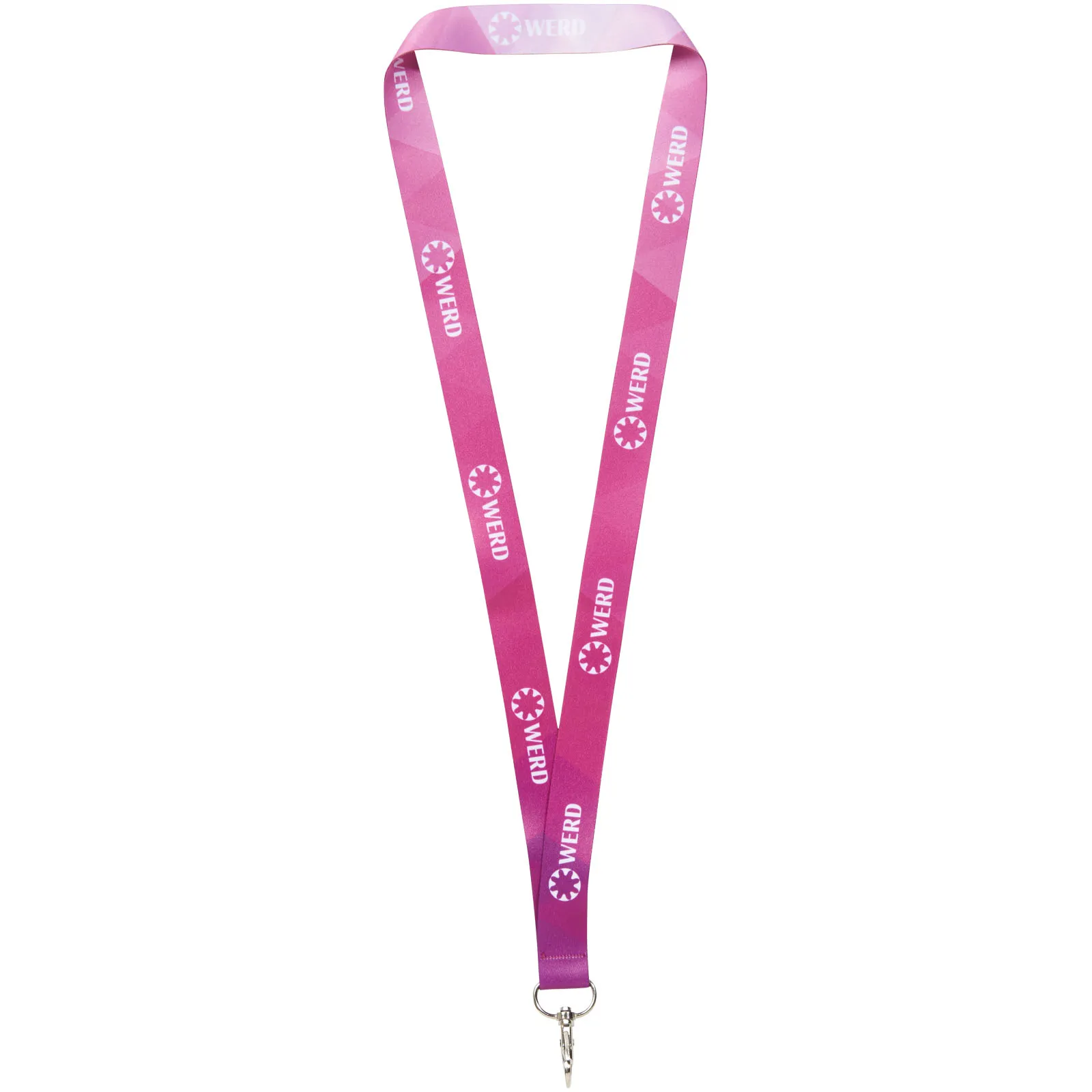 Lana sublimatie lanyard Wit