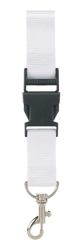100% rPET neklint 2,5 cm Wit