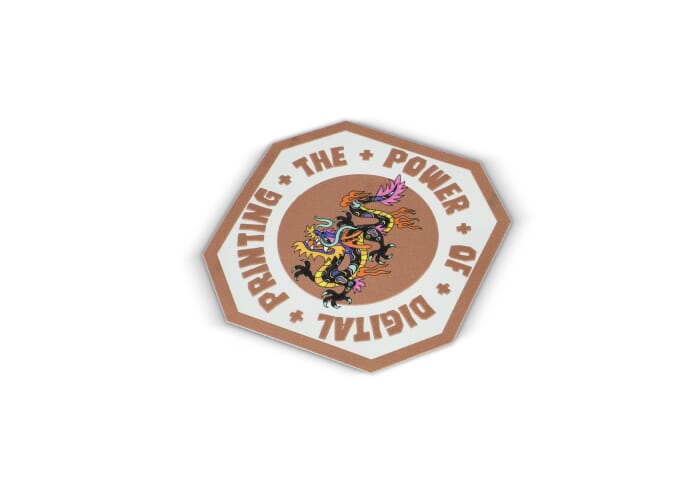 3D Digital Patch 10x10cm Transparant