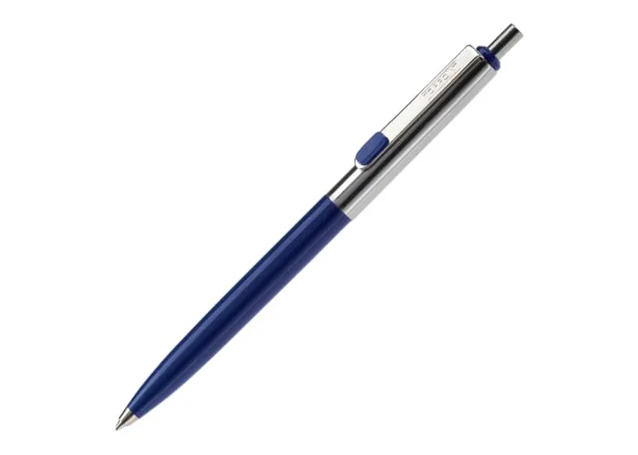 Balpen topper metaal Donkerblauw