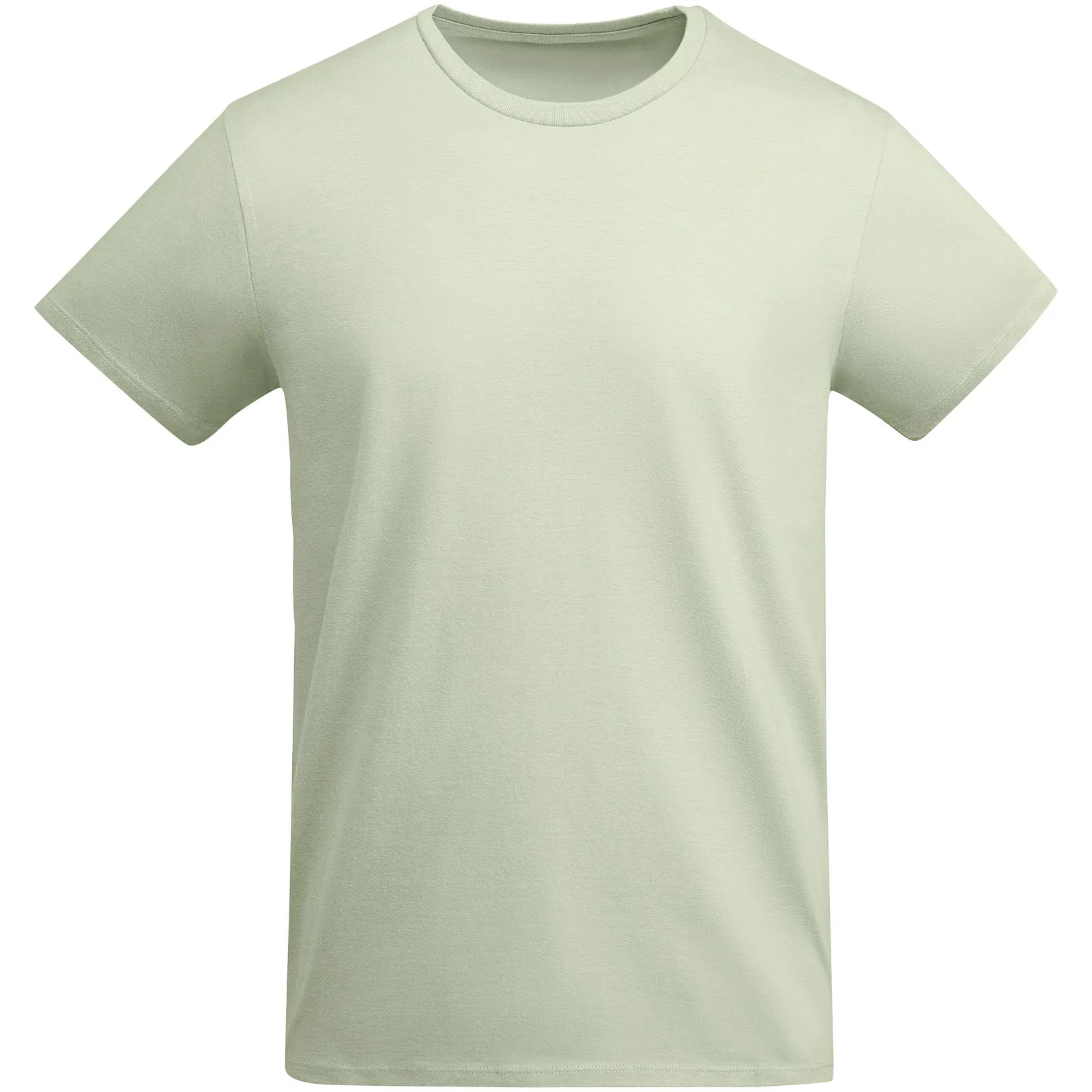 Breda 175 g/m² biologisch katoenen herenshirt met korte mouwen Mistgroen